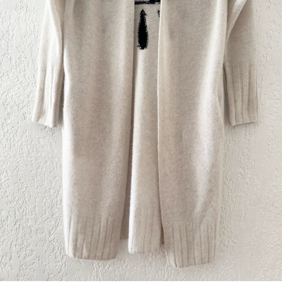 Skull Cashmere Jansen Eye Duster Cardigan Sweater XS Cashmere Boho Celestial - Picture 7 of 12